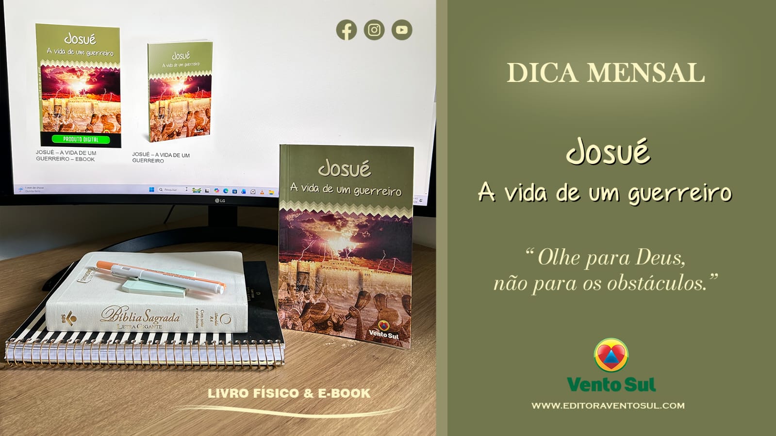 dica-do-mes-junho-2026-josue-a-vida-de-um-guerreiro